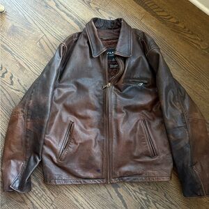 Vintage Wilson’s Leather Jacket - men’s medium